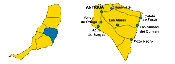 Mapa de Antigua