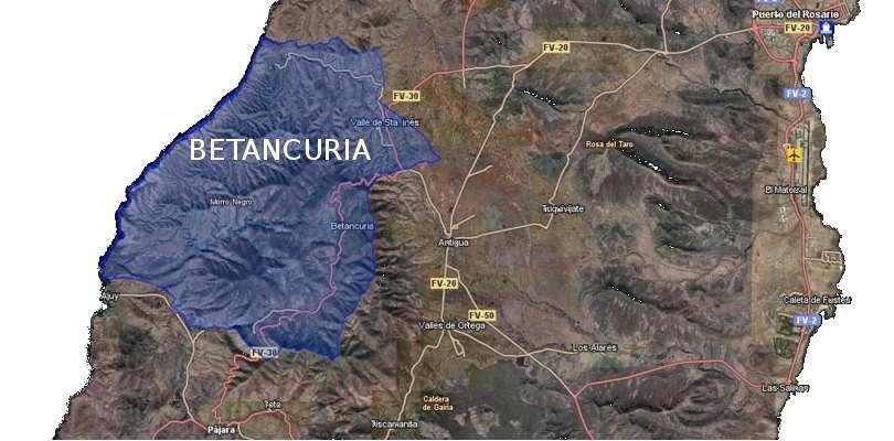 Mapa de Betancuria