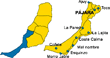 Mapa de Pájara