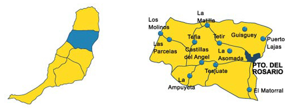 Mapa de Puerto del Rosario