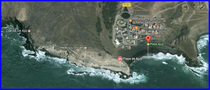 Mapa de Playa de Ajuy