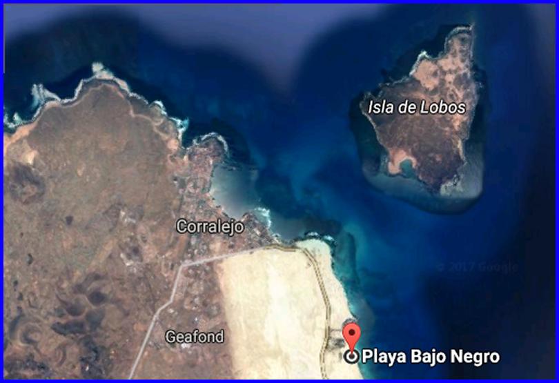 Mapa de Playa el Bajo Negro