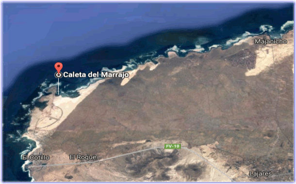 Mapa de Caleta del Marrajo