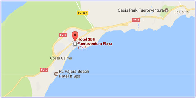 Mapa de Playa de Costa Calma