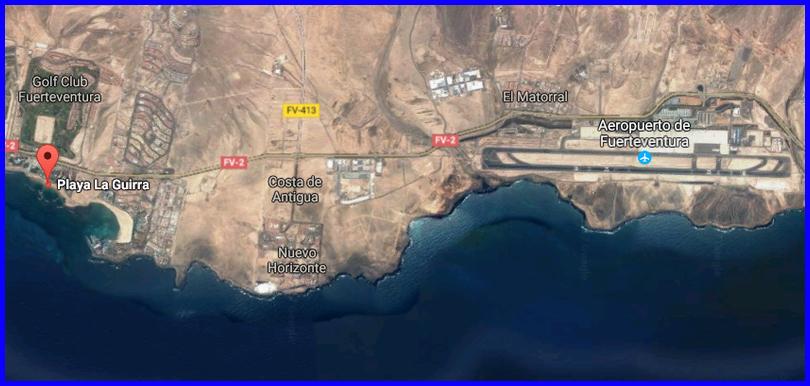 Mapa de Playa de la Guirra