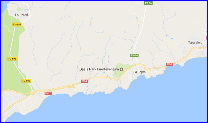 Mapa de Playa de La Lajita