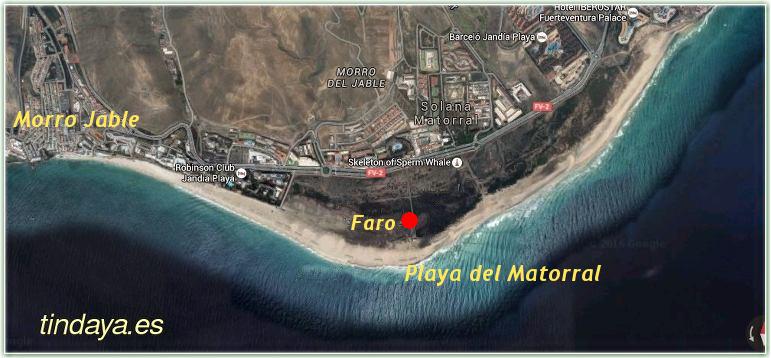 Mapa de Playa del Matorral