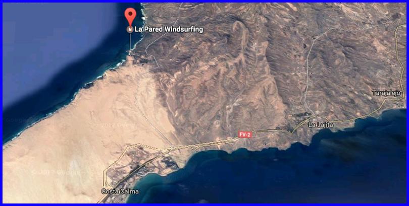 Mapa de Playa de La Pared