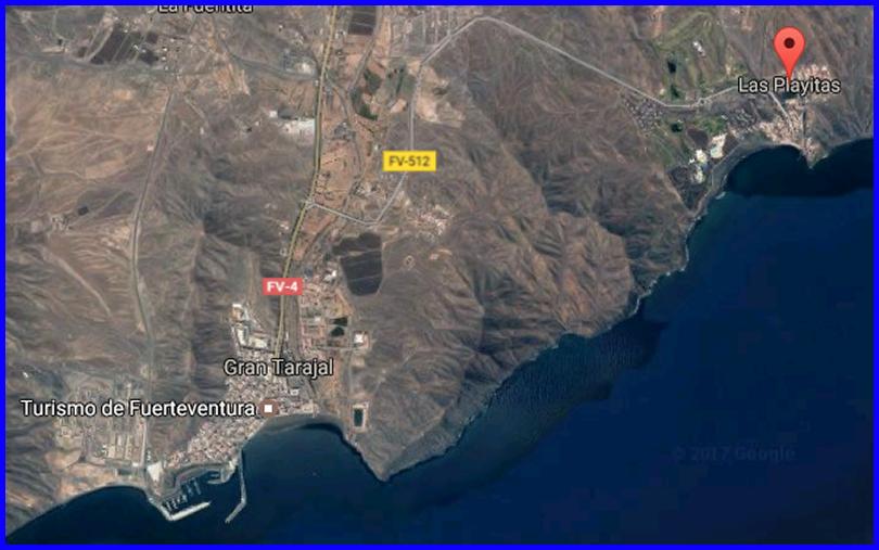 Mapa de Playa Las playitas