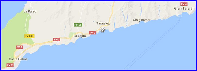 Mapa de Playa de Tarajalejo